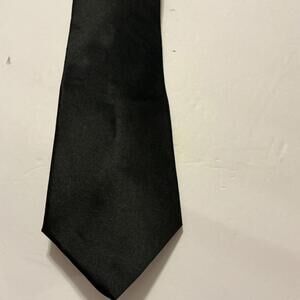 Black Silk Seville Row Neck Tie